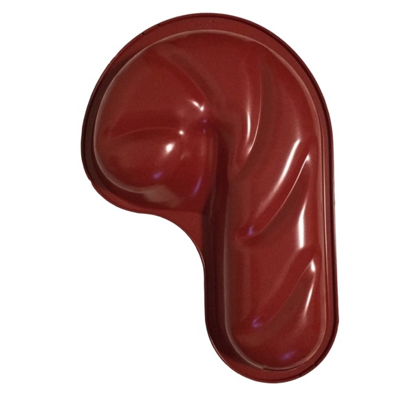 WILTON Cake Pan Candy Cane Metal NWT Red - Picture 2 of 5